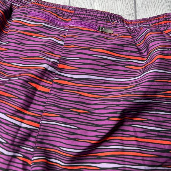 Nike Dri-Fit Purple Stripe Track Shorts Running Athletic Activewear Short Size S - Picture 7 of 8